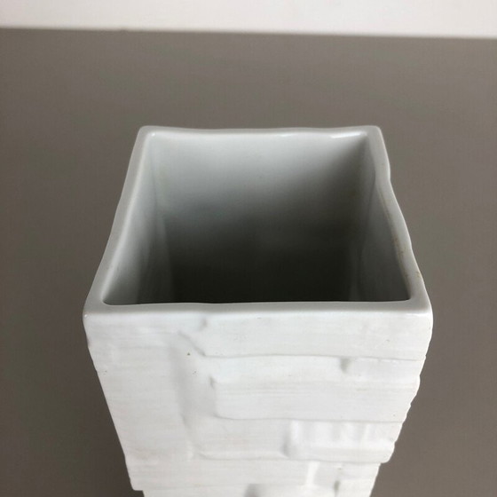 Image 1 of Vaso vintage in porcellana tedesca e ceramica bianca di Heinrich, Germania 1970
