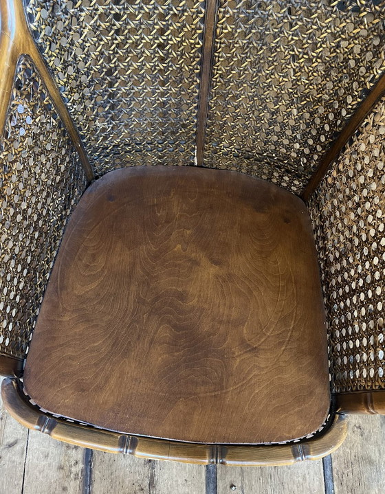 Image 1 of Giorgetti Armchair / Ear Armchair With Wheels