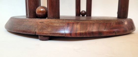 Image 1 of Art Nouveau Pedestal Table By Jacob And Josef Kohn