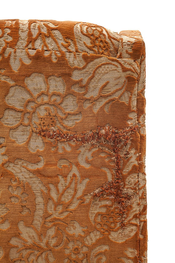 Image 1 of Silk Velvet Armchair, 1900