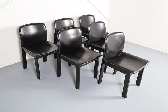 Image 1 of 6 sedie da pranzo italiane vintage