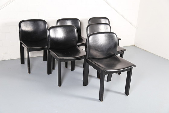 Image 1 of 6 sedie da pranzo italiane vintage