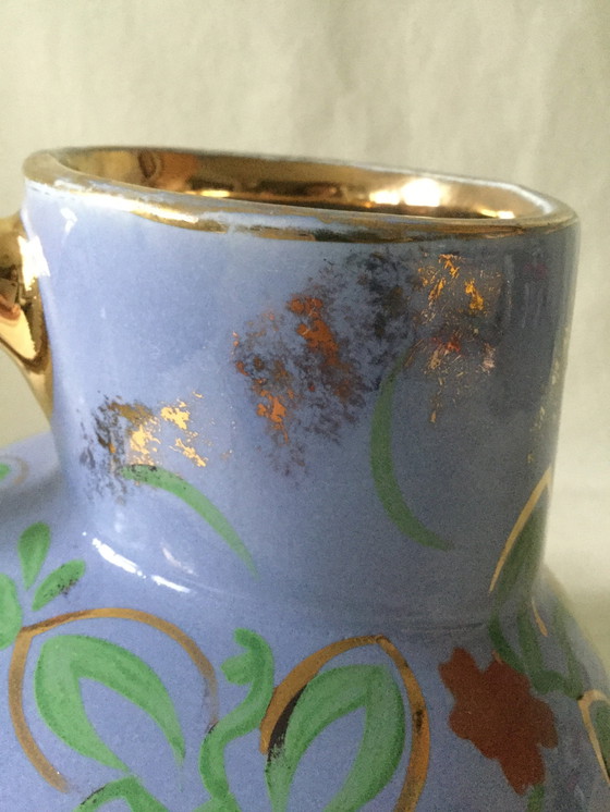 Image 1 of Art Deco Ear Vase With Gilded Details