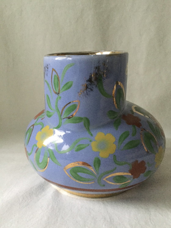 Image 1 of Art Deco Ear Vase With Gilded Details