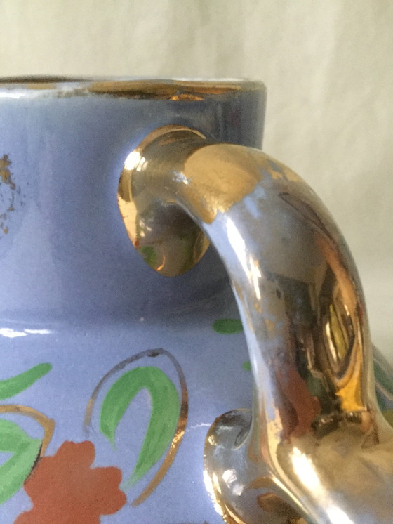 Image 1 of Art Deco Ear Vase With Gilded Details