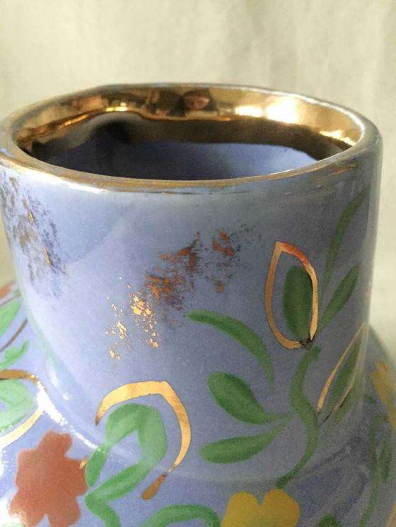 Image 1 of Art Deco Ear Vase With Gilded Details