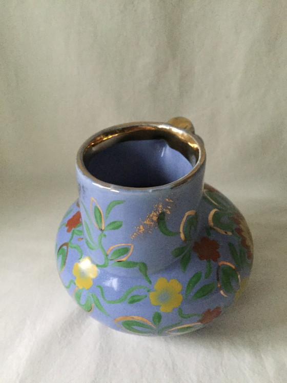 Image 1 of Art Deco Ear Vase With Gilded Details