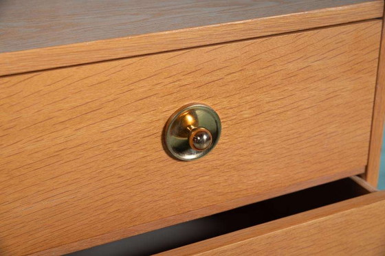 Image 1 of Minimalist blond Scandinavian chest of drawers oak, midmod chest