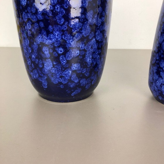 Image 1 of Pair of vintage ceramic vases for Scheurich, Germany 1970