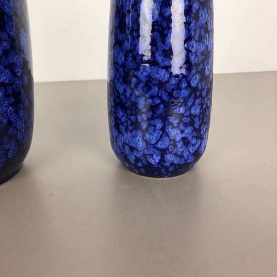 Image 1 of Pair of vintage ceramic vases for Scheurich, Germany 1970
