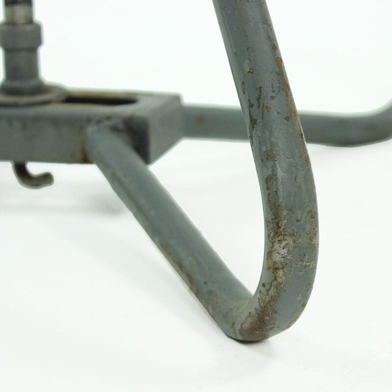 Image 1 of Vintage tramway chairs in fibreglass and grey metal by Miroslav Navratil 1960