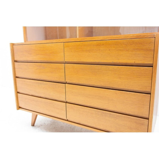 Image 1 of Vintage oak wood bookcase "U-453" by Jiří Jiroutek for Interier Praha, Czech 1960