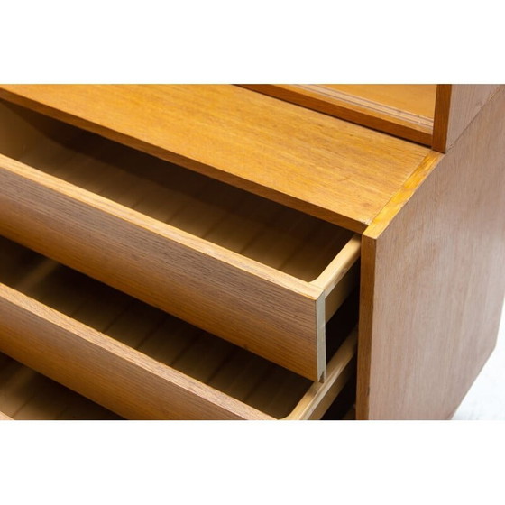 Image 1 of Vintage oak wood bookcase "U-453" by Jiří Jiroutek for Interier Praha, Czech 1960