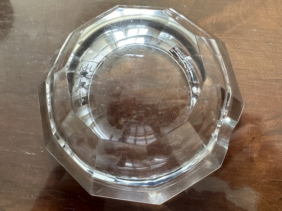 Image 1 of Baccarat Crystal Diamond Ashtray - Art-Deco Period