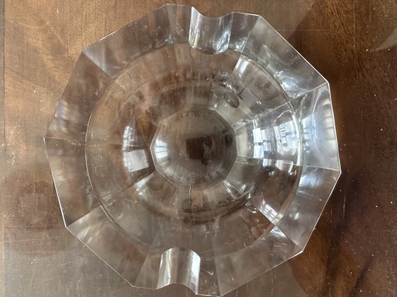 Image 1 of Baccarat Crystal Diamond Ashtray - Art-Deco Period