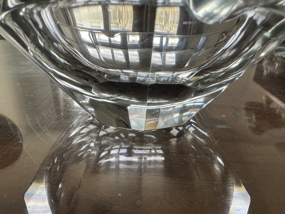 Image 1 of Baccarat Crystal Diamond Ashtray - Art-Deco Period