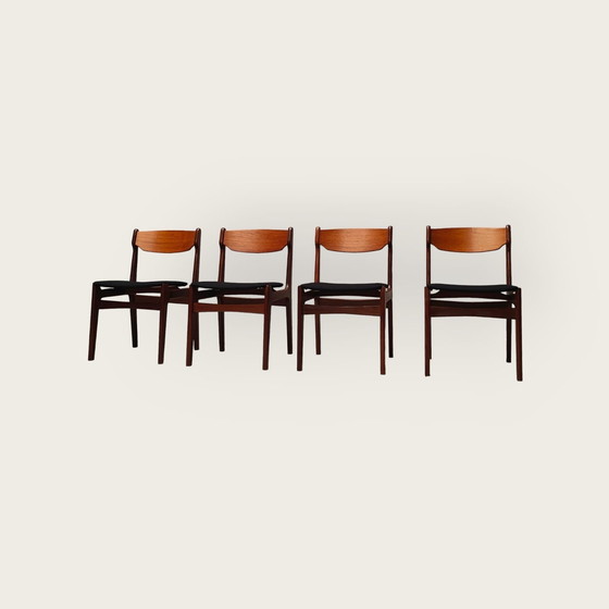 Image 1 of Quatre chaises Mid Century