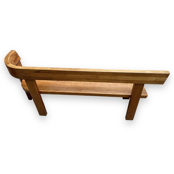 Image 1 of Vintage S35 elm bench by Pierre Chapo, 1970