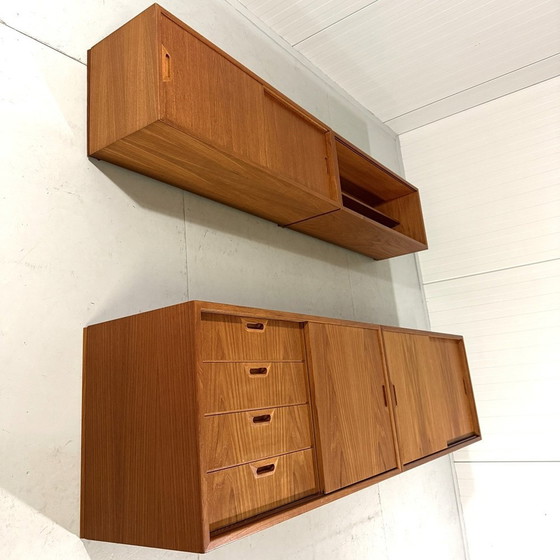 Image 1 of Sven Ellekaer Teak Wall System Albert Hansen Denmark 1960'S