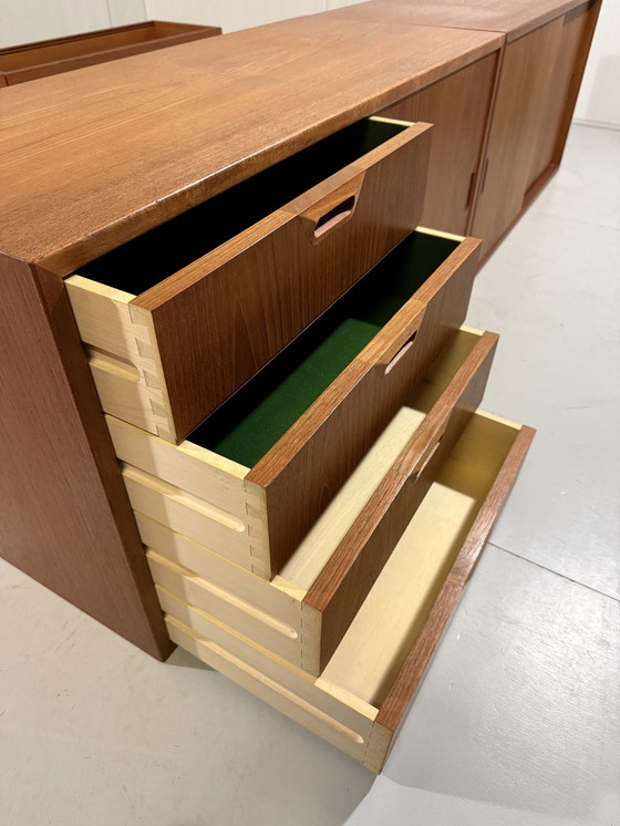 Image 1 of Sven Ellekaer Teak Wall System Albert Hansen Denmark 1960'S