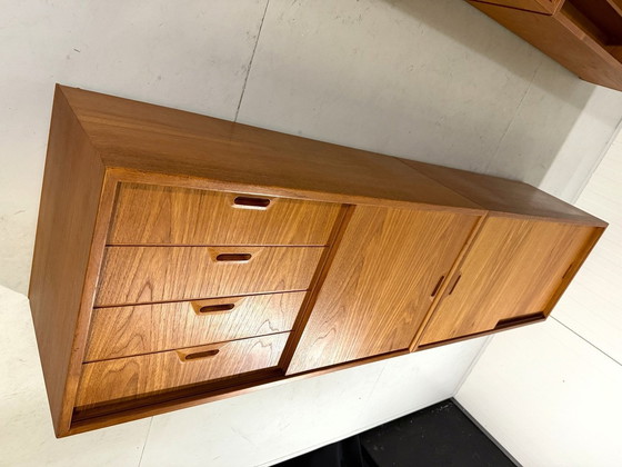 Image 1 of Sven Ellekaer Teak Wall System Albert Hansen Denmark 1960'S