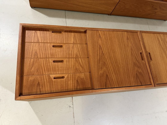 Image 1 of Sven Ellekaer Teak Wall System Albert Hansen Denmark 1960'S