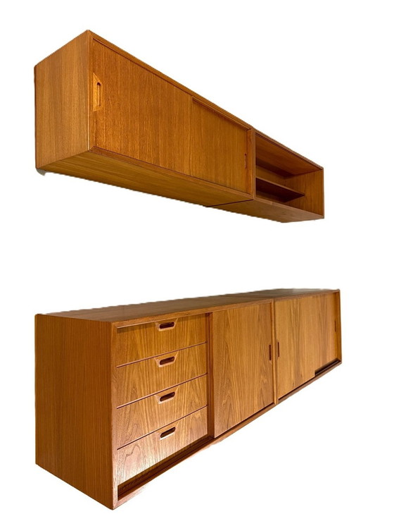 Image 1 of Sven Ellekaer Teak Wall System Albert Hansen Denmark 1960'S