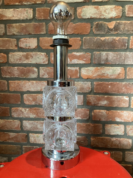 Vintage Icecube Peill & Putzler Table Lamp