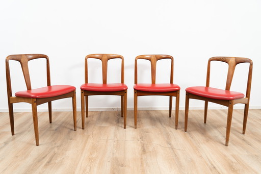 Model Juliane Dining chair set by Johannes Andersen