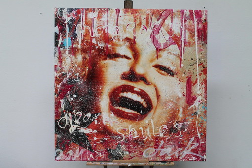 Jack Liemberg - Monroe – schilderijen tekeningen, Cotton, Textile, Modern
