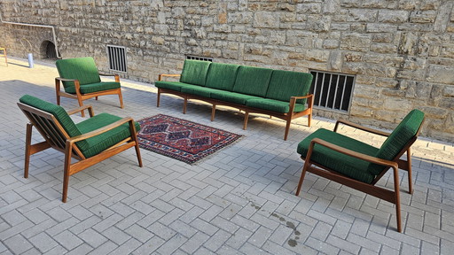 Arne Wahl Iversen Mid Century Ensemble de sièges 60s Danishfurniture