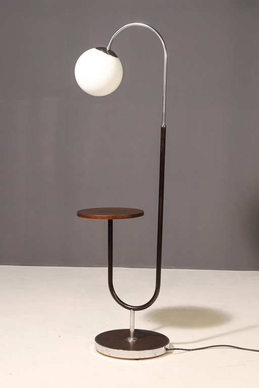 Iluminación / Lámparas de pie / Lámpara de pie Art Déco de Jindřich Halabala para Up Závody, años 30