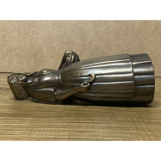 Image 1 of Vintage sculpture La Bourguignonne in bronze by Albert David, 1940-1950