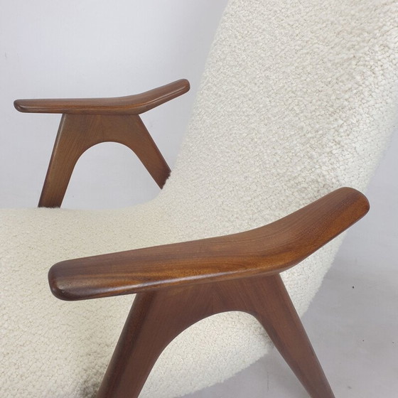 Image 1 of Pair of vintage teak armchairs by Louis van Teeffelen for Wébé, Netherlands 1960