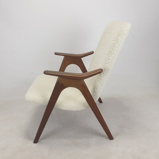 Image 1 of Pair of vintage teak armchairs by Louis van Teeffelen for Wébé, Netherlands 1960