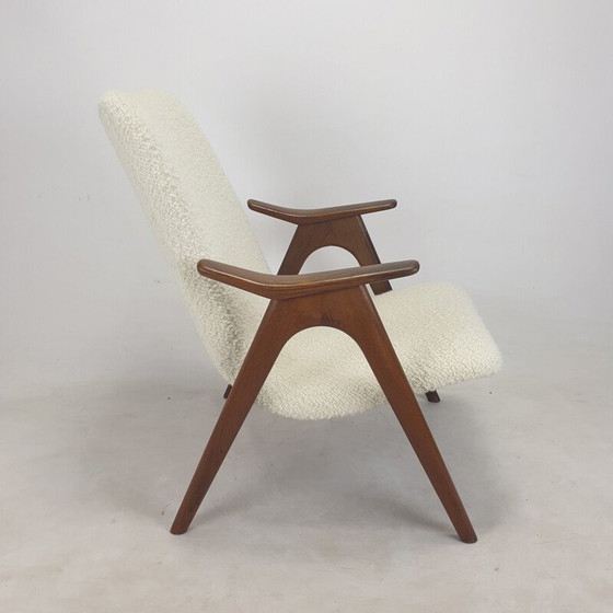 Image 1 of Pair of vintage teak armchairs by Louis van Teeffelen for Wébé, Netherlands 1960