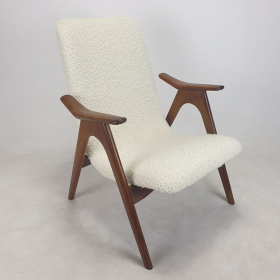Image 1 of Pair of vintage teak armchairs by Louis van Teeffelen for Wébé, Netherlands 1960