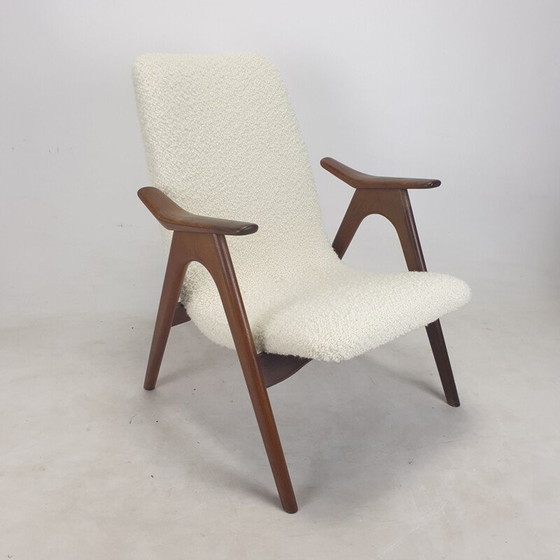 Image 1 of Pair of vintage teak armchairs by Louis van Teeffelen for Wébé, Netherlands 1960