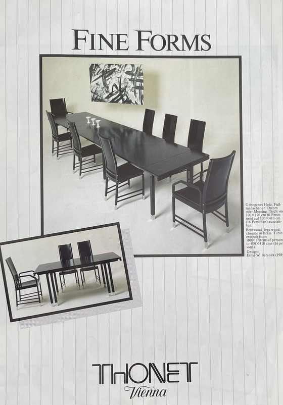 Image 1 of Gebrüder Thonet Vienna Dining Set