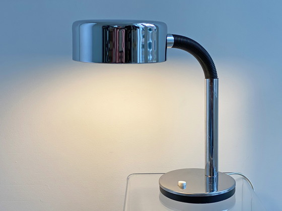 Image 1 of Lampe de bureau / lampe de table vintage chromée