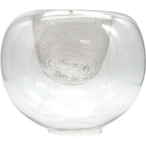 Vintage crystal centerpiece by Tapio Wirkkala for Littala, 1970s