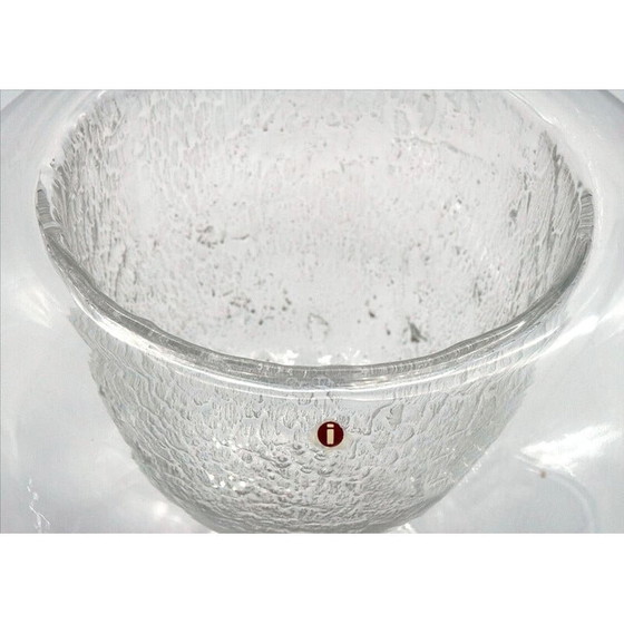 Image 1 of Vintage crystal centerpiece by Tapio Wirkkala for Littala, 1970s