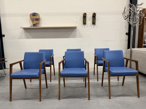 6 Harvink Splinter Dining Chair Blue