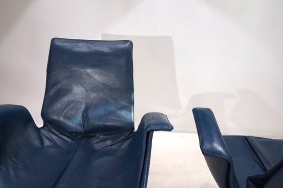 Image 1 of Set Of 2 Kill International 6727 Leather Office Chairs By Fabricius & Kastholm