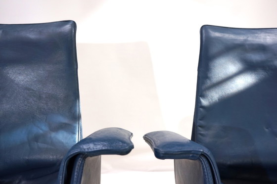 Image 1 of Set Of 2 Kill International 6727 Leather Office Chairs By Fabricius & Kastholm