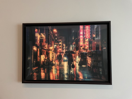 Image 1 of Masashi Wakui, Tokyo Viii - Photo Art With Aluminum Frame And Glass Plate