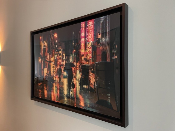 Image 1 of Masashi Wakui, Tokyo Viii - Photo Art With Aluminum Frame And Glass Plate