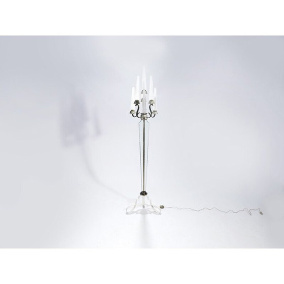 Image 1 of Floor lamp in vintage bronze by Marius-Ernest Sabino, 1930