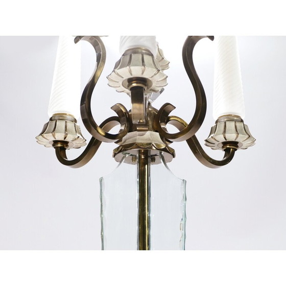 Image 1 of Floor lamp in vintage bronze by Marius-Ernest Sabino, 1930