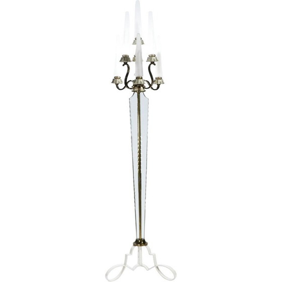 Image 1 of Floor lamp in vintage bronze by Marius-Ernest Sabino, 1930